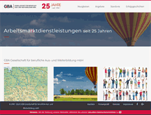 Tablet Screenshot of gbambh.de